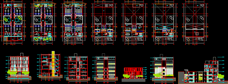 Classrooms Project DWG Full Project for AutoCAD