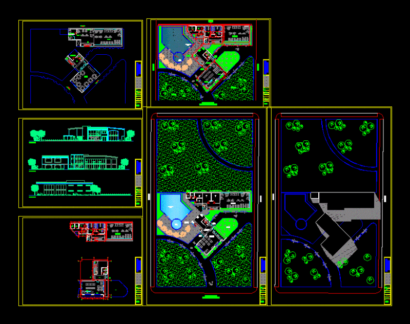 Club House DWG Full Project for AutoCAD