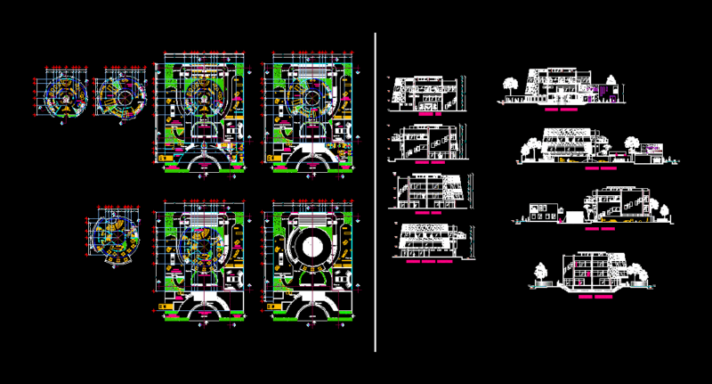 Clubhouse DWG Block for AutoCAD
