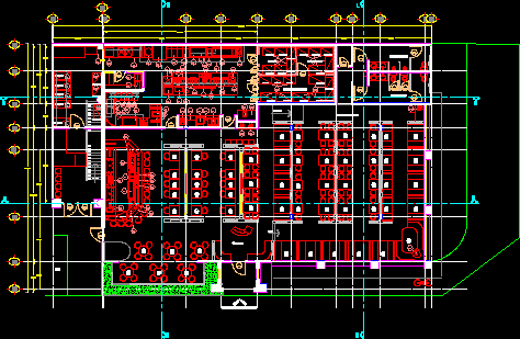 Мебель для кафе dwg