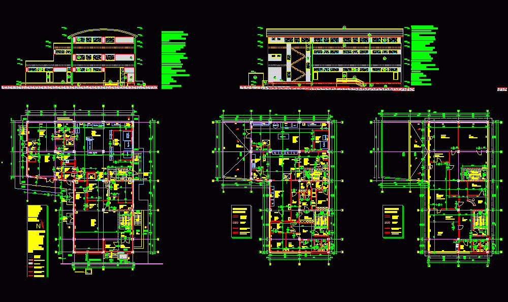 Coffee Company Headquarters And Confectionery DWG Detail for AutoCAD