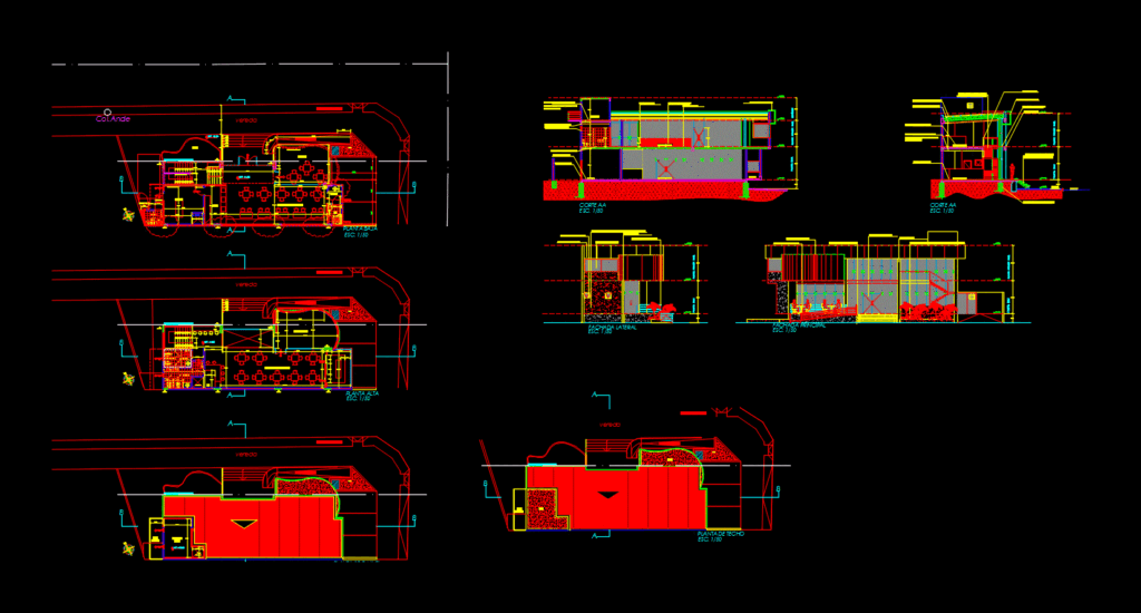 Coffee DWG Block for AutoCAD