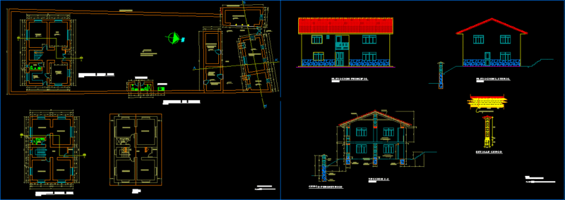 Coffee House DWG Plan for AutoCAD