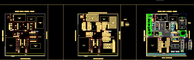 College DWG Block for AutoCAD