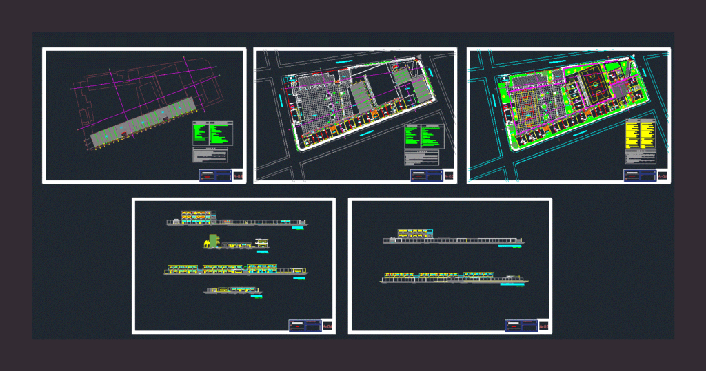 College DWG Block for AutoCAD