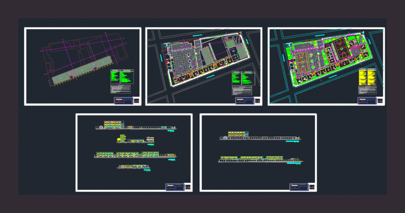 College DWG Block for AutoCAD