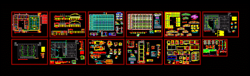College Flood Zone DWG Full Project for AutoCAD