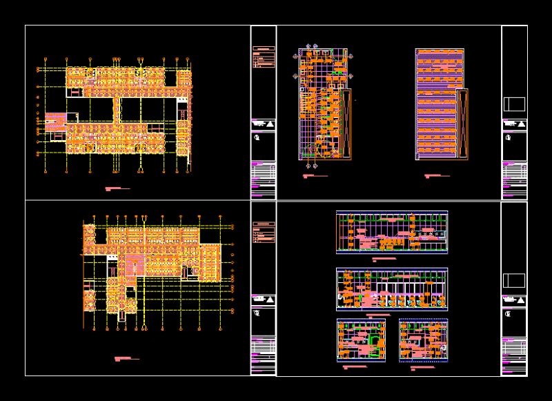 College Plan DWG Plan for AutoCAD