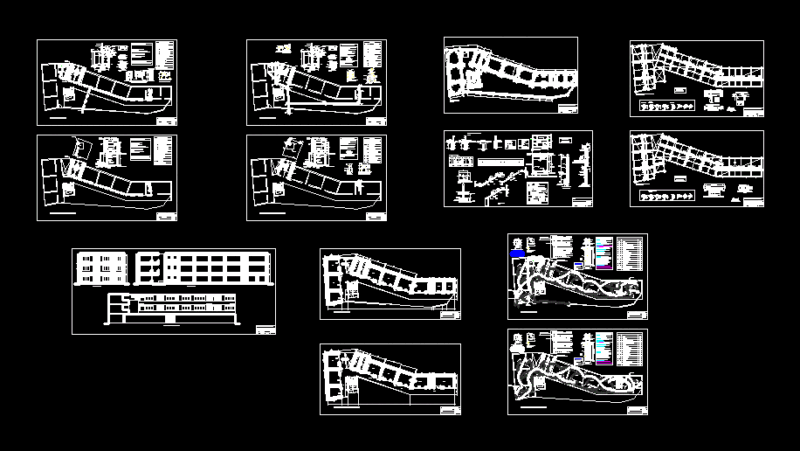 College Plans DWG Plan for AutoCAD