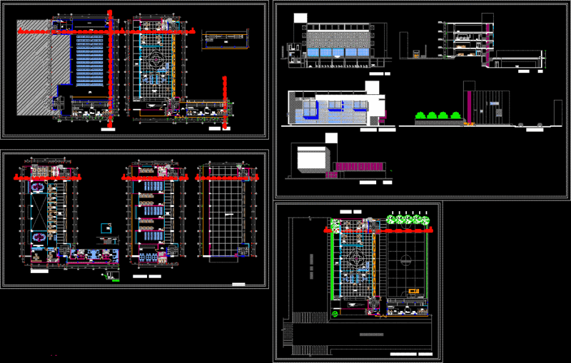 College Professional Accountants DWG Full Project for AutoCAD