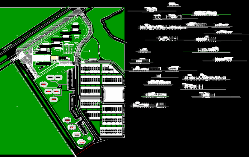 Bioclimatic College Campus Architectural Plan, Armenia