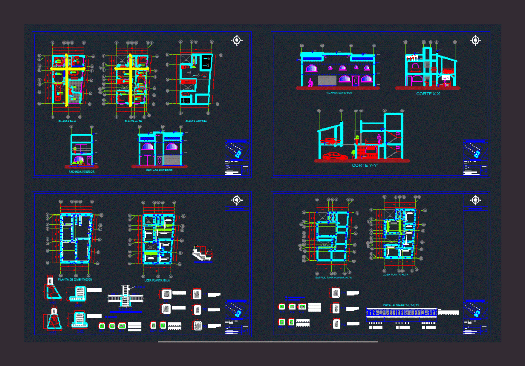 Colonia Revolucion House Project DWG Full Project for AutoCAD