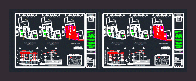 Colonial Building DWG Full Project for AutoCAD
