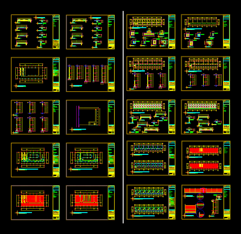 Colony Elementary School Rosary DWG Block for AutoCAD