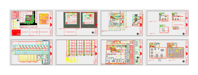 Comercial Building DWG Detail for AutoCAD