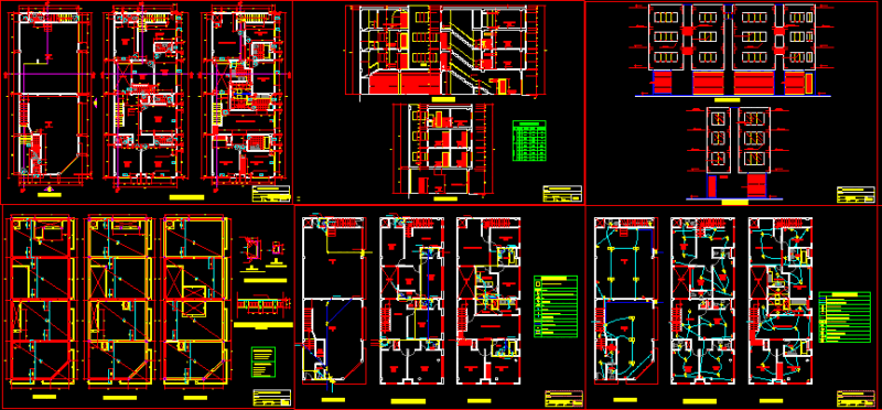 Commerce – House DWG Section for AutoCAD