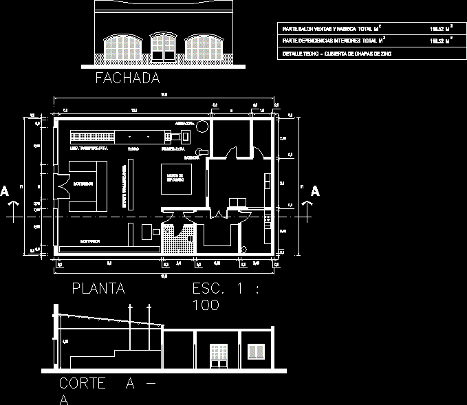 Commercial  Bakery Dwg Block For Autocad 41939 