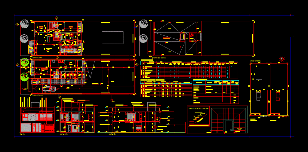 Commercial And Housing DWG Detail for AutoCAD