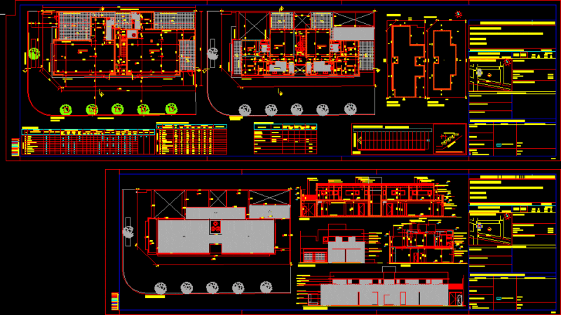 Commercial And Residential DWG Full Project for AutoCAD