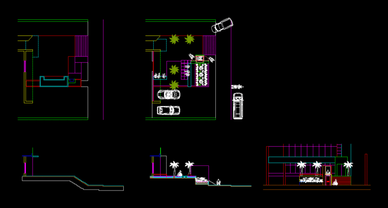 Commercial Building Entry DWG Block for AutoCAD