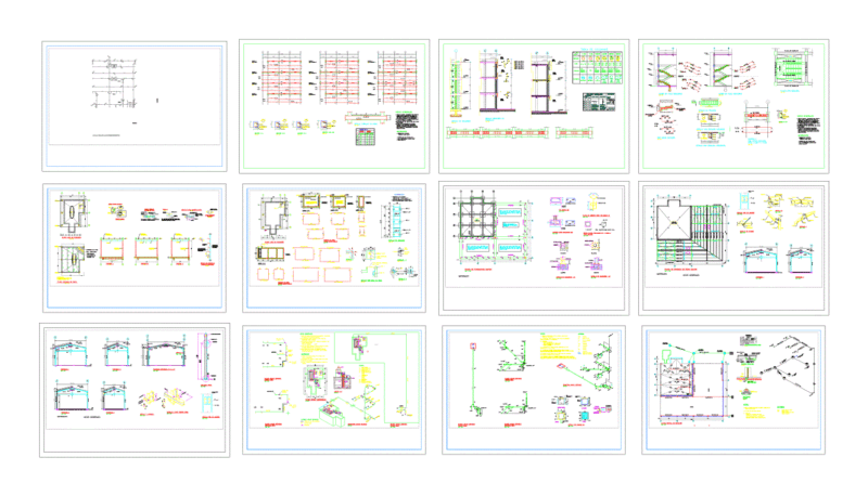 Commercial Building Project DWG Full Project for AutoCAD
