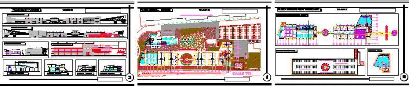 Commercial Center At Cartagena De Indias Airport, Colombia DWG Block for AutoCAD