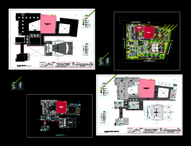 Commercial Complex DWG Block for AutoCAD