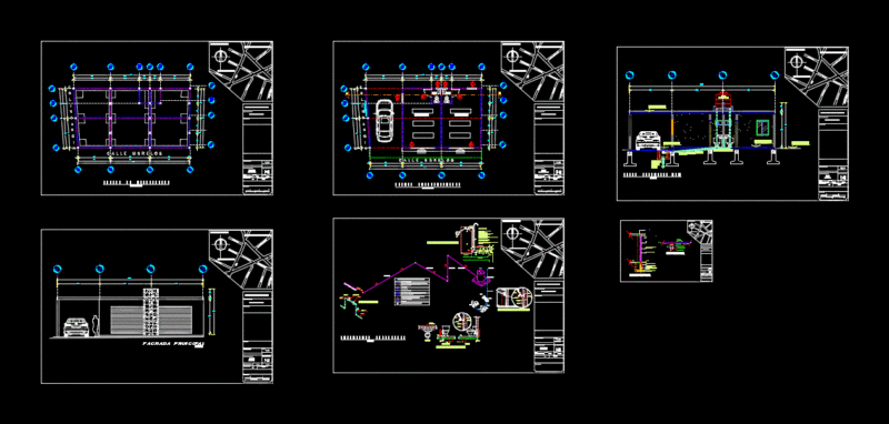 Commercial DWG Block for AutoCAD