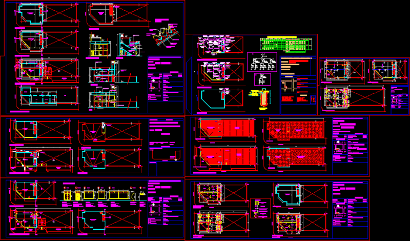 Commercial DWG Plan for AutoCAD