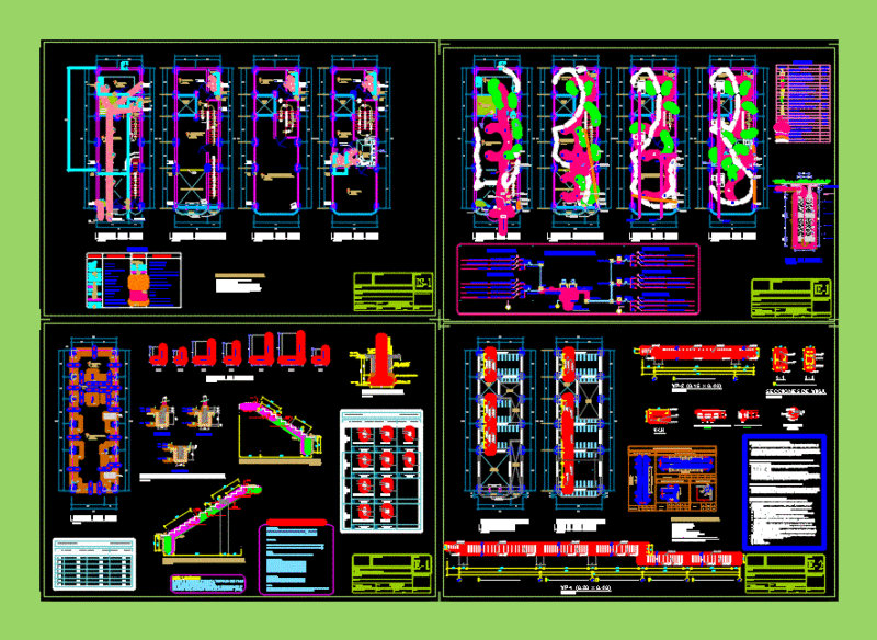 Commercial Housing DWG Block for AutoCAD