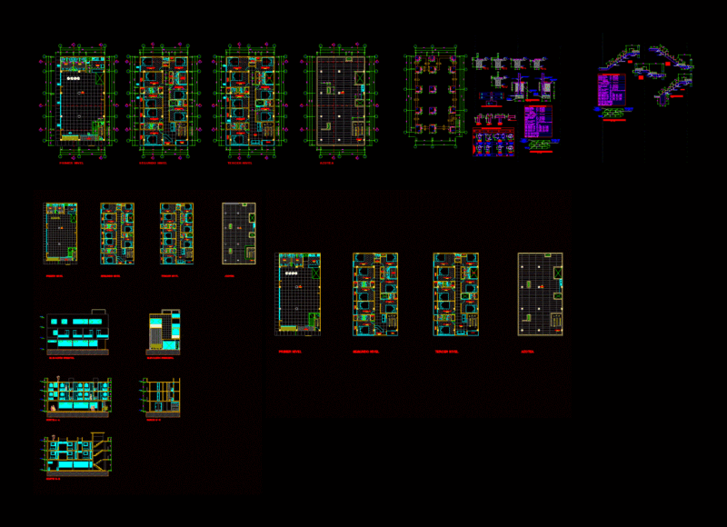 Commercial Local And House DWG Block for AutoCAD