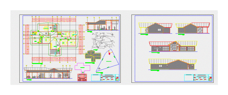 Commercial Office 160 M2 DWG Section for AutoCAD