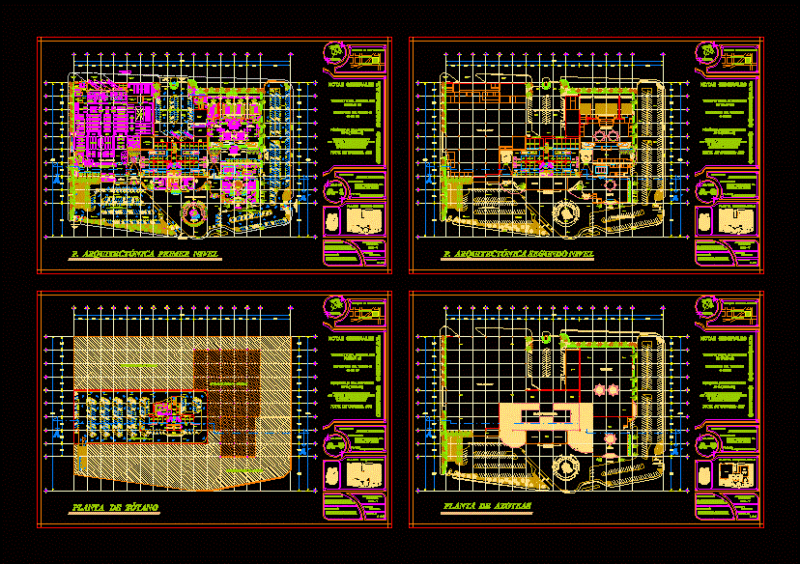 Commercial Plaza Ecatepec DWG Full Project for AutoCAD