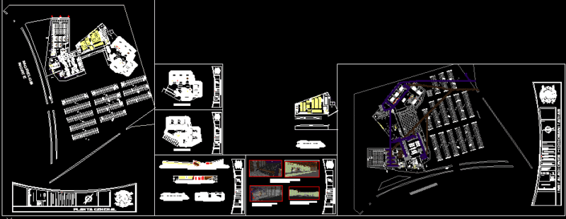 Commercial Popular Center DWG Block for AutoCAD