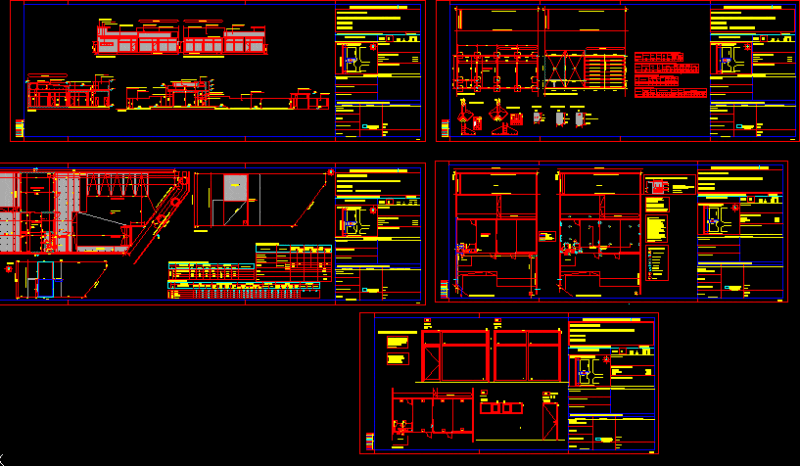 Commercial Premises DWG Block for AutoCAD