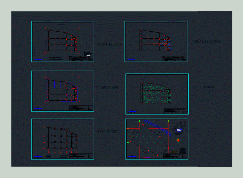 Commercial Premises DWG Block for AutoCAD