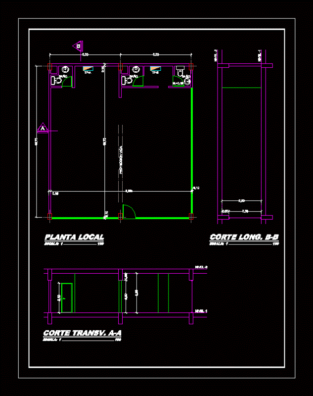 Commercial Premises DWG Detail for AutoCAD