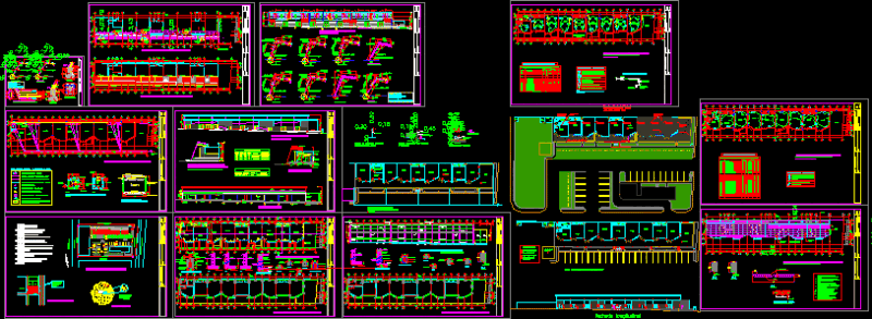 Commercial Seat DWG Section for AutoCAD
