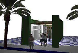 Commercial Store 3D DWG Model for AutoCAD