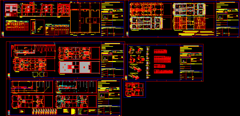 Commercial Store DWG Section for AutoCAD