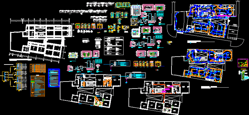 Commissioner Building DWG Section for AutoCAD