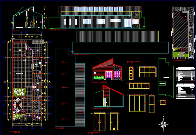 Community Center DWG Block for AutoCAD