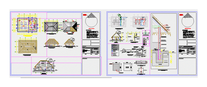 Community Dining DWG Block for AutoCAD