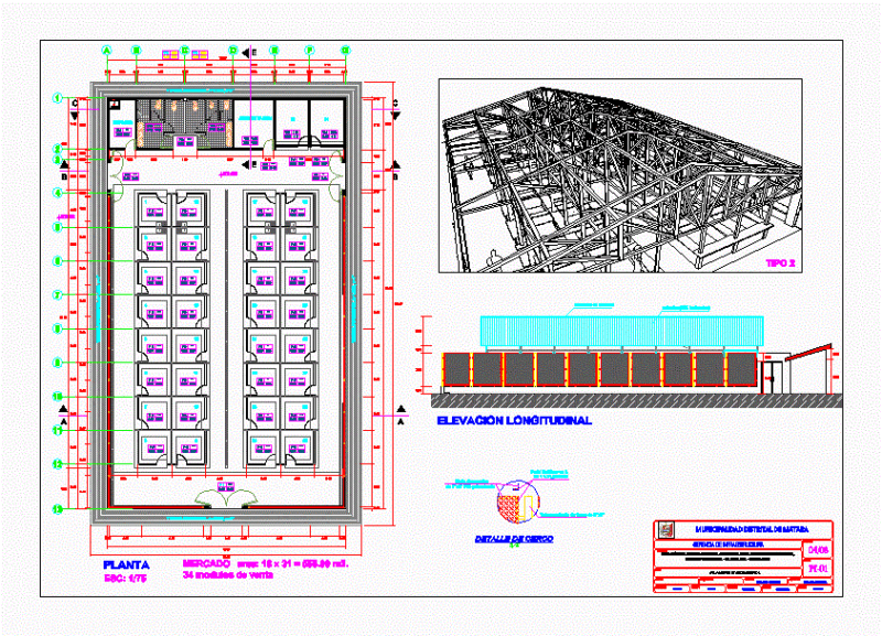 Community Trade Center DWG Block for AutoCAD