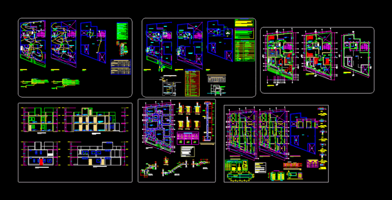 Complete Project Housing DWG Full Project for AutoCAD