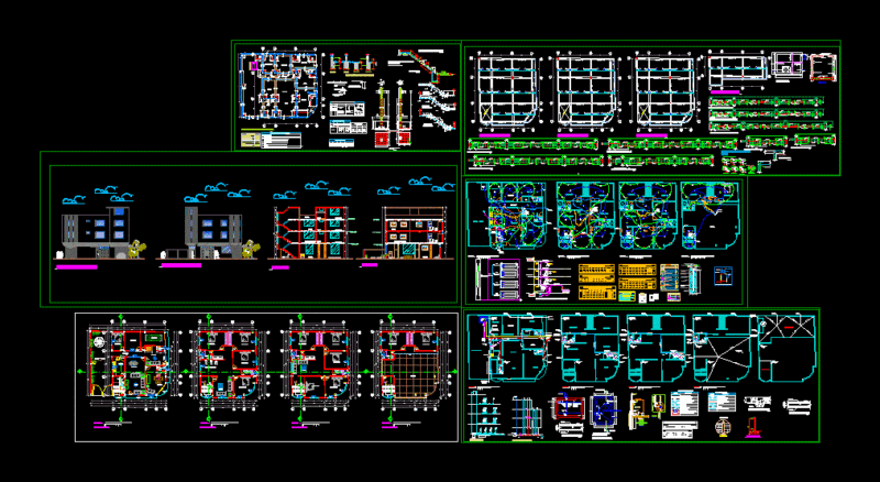 Complete Project Housing DWG Full Project for AutoCAD