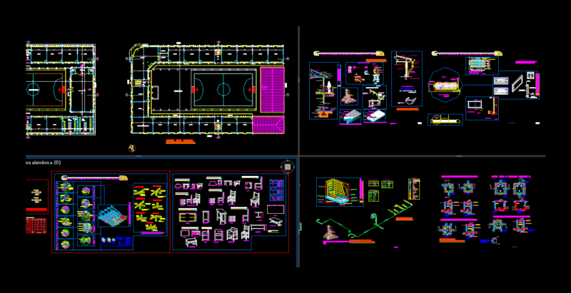 Complete Project School DWG Full Project for AutoCAD