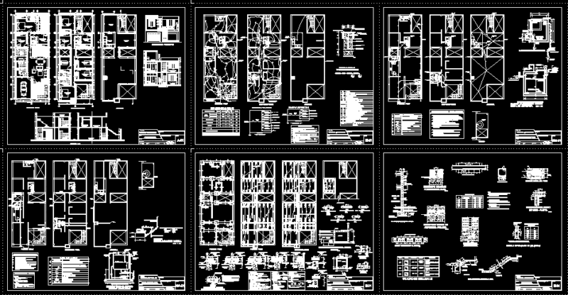 Complete Single Family DWG Plan for AutoCAD