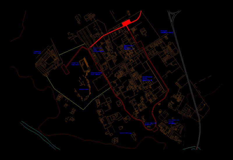 Complex Pachacamc DWG Block for AutoCAD