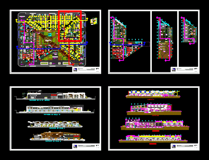 Complex Supply DWG Block for AutoCAD